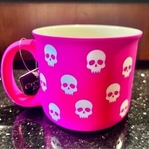 💙NWT Halloween Barbie pink soft touch coffee mug